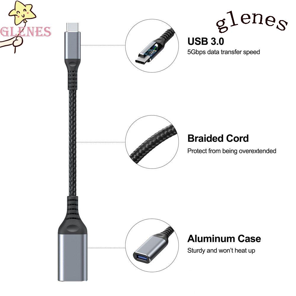 Cáp Truyền Dữ Liệu USB Type C OTG Thiết Kế Dây Bện Độc Đáo