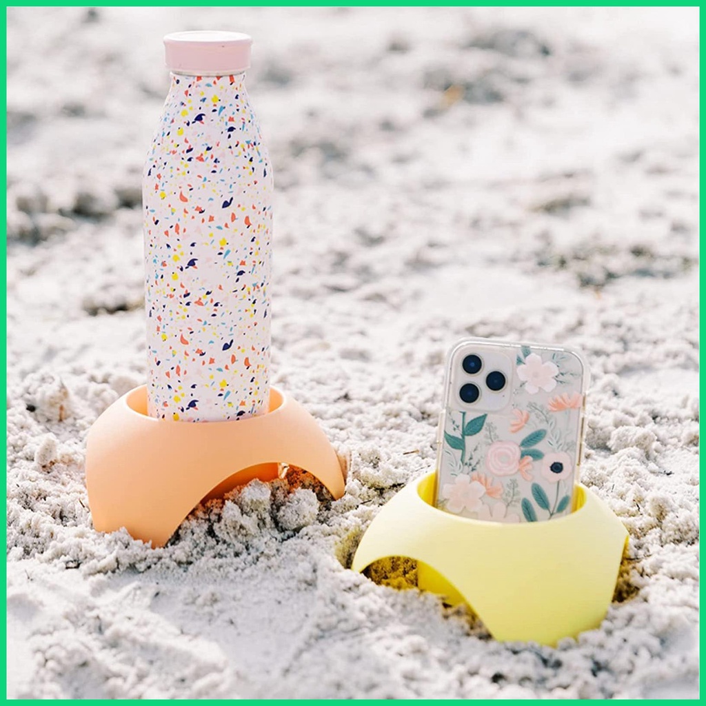 Set 5 Giá Đỡ Cốc Nước 3 Chân Đa Năng Tiện Dụng Khi Đi Biển / Nghỉ Mát