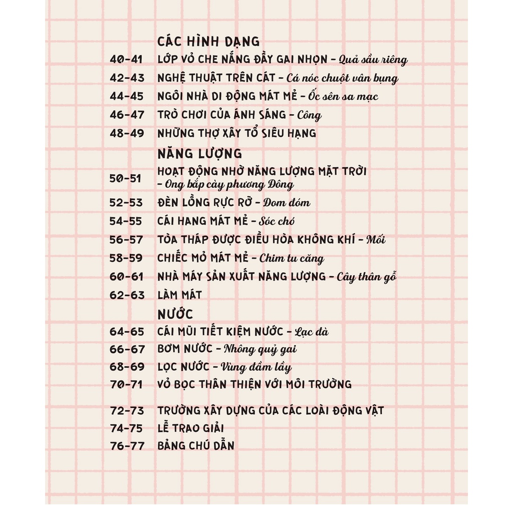 Sách - Động Vật Có Tầm Ảnh Hưởng -Hạng Mục: Xây Dựng -Nguồn Cảm Hứng Cho Những Công Trình Kiến Trúc Của Loài Người (DTI)