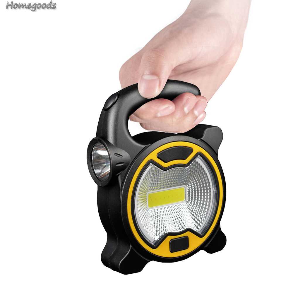 Đèn Pin LED COB Cầm Tay Tiện Dụng Cho Đi Câu Cá / Leo Núi