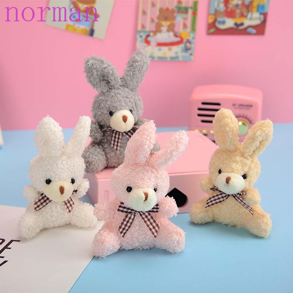 Móc Khóa Hình Thỏ Nhồi Bông Dễ Thương