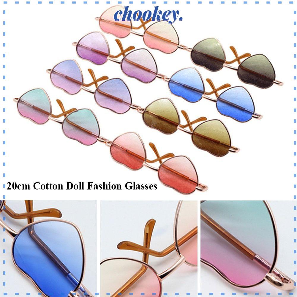 Búp Bê BJD Mini Mặc Quần Áo / Mắt Kính Phối Lông Hình Trái Tim Dễ Thương 1 / 31 / 4