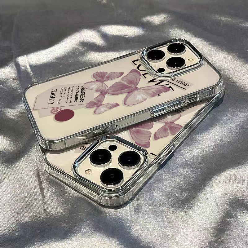 ✅Ốp Điện Thoại Mềm Chống Sốc Họa Tiết Bướm 137 Cho Iphone 8 Max 11 14pro 12 L6H4