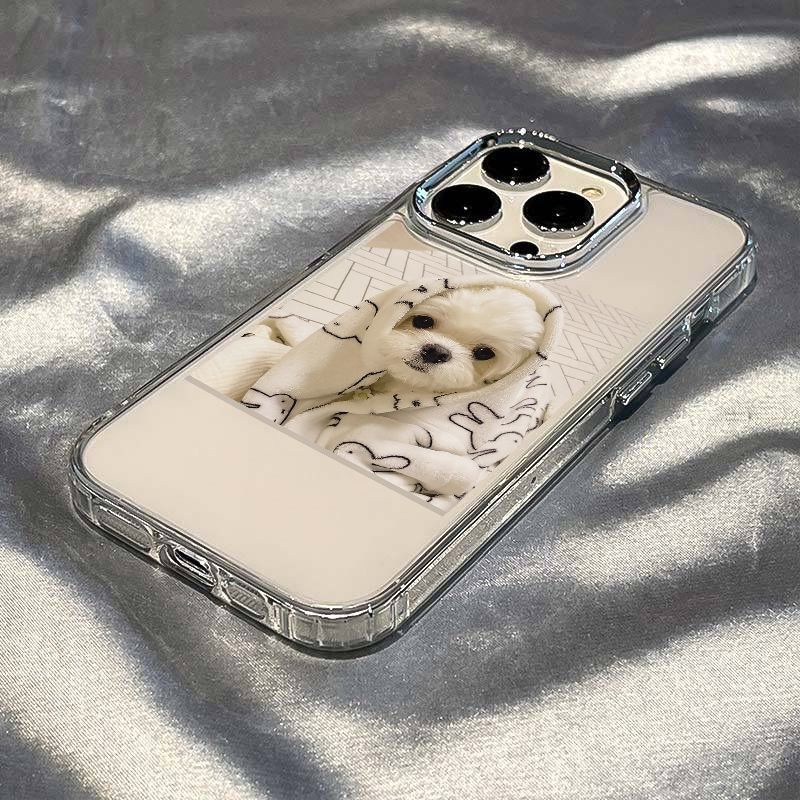 ✅Ốp Điện Thoại Dẻo Họa Tiết Chú Chó Dễ Thương Chống Sốc Cho Iphone plus max 714proiPhone12 / 11 8In 13