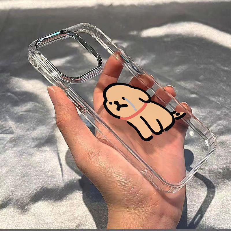 ✅Ốp Điện Thoại Mềm Chống Sốc In Hình Chú Cún Vàng Cho Iphone 12 14pro1311 max 0FJG