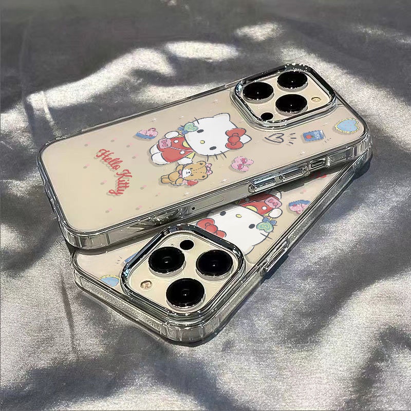 ✅Ốp Điện Thoại Dẻo Họa Tiết Hoạt Hình Chú Gấu / Mèo Dễ Thương Chống Sốc Cho iPhone1214pro ZYSI 13ins / 11 max plus87