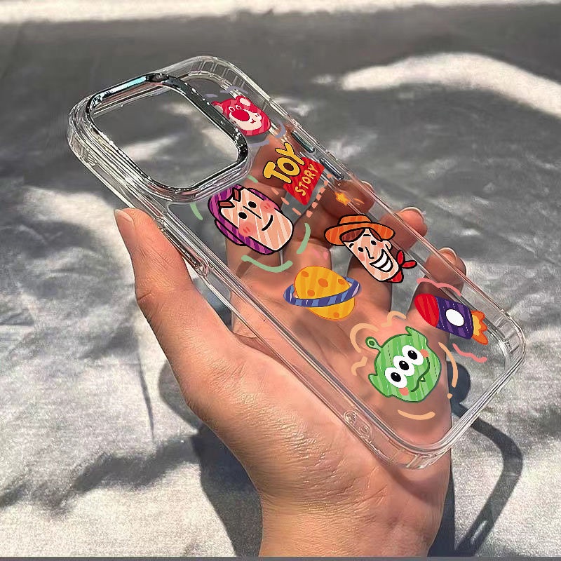 ✅Ốp Điện Thoại Dẻo Họa Tiết Hoạt Hình Toy COYQ Dễ Thương Chống Sốc Cho Iphone12 Apple 8 13 7 11 / 14pro