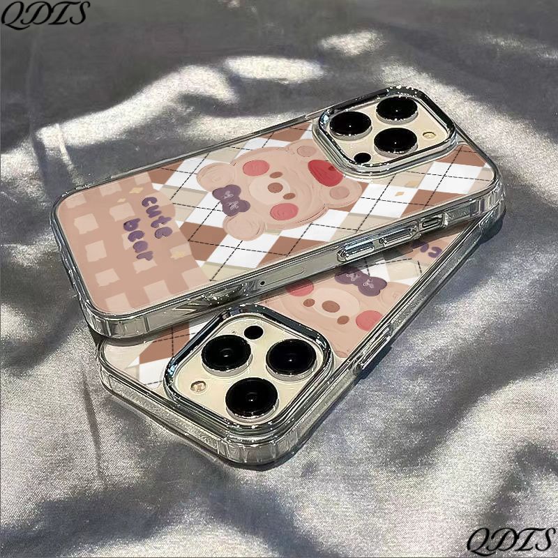 ✅Ốp Điện Thoại Mềm Chống Sốc In Hình Gấu Nhỏ Cho Iphone 14Pro 12 8 max7 1311plus