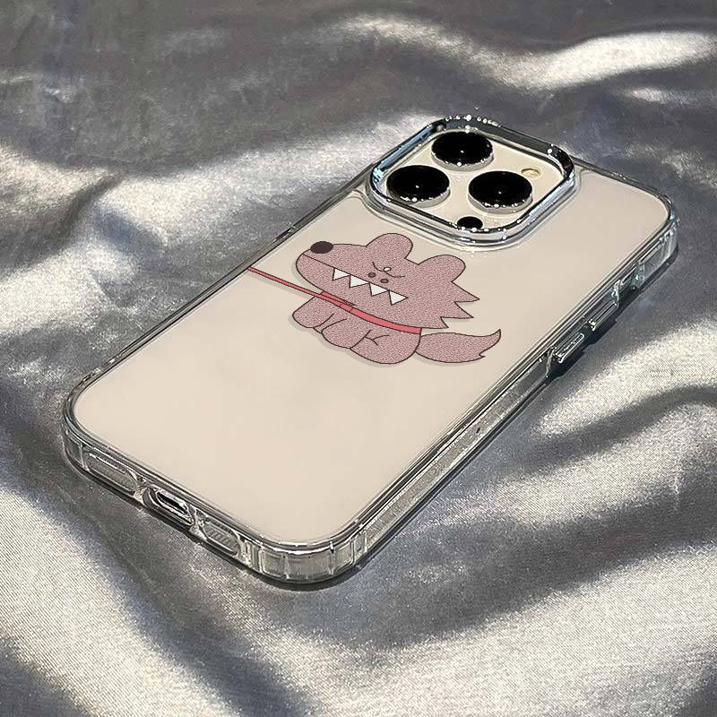 ✅Ốp Điện Thoại Mềm Chống Sốc In Hình Sói Xám Cho Iphone 14Pro13In plus11 12Xs7 8max