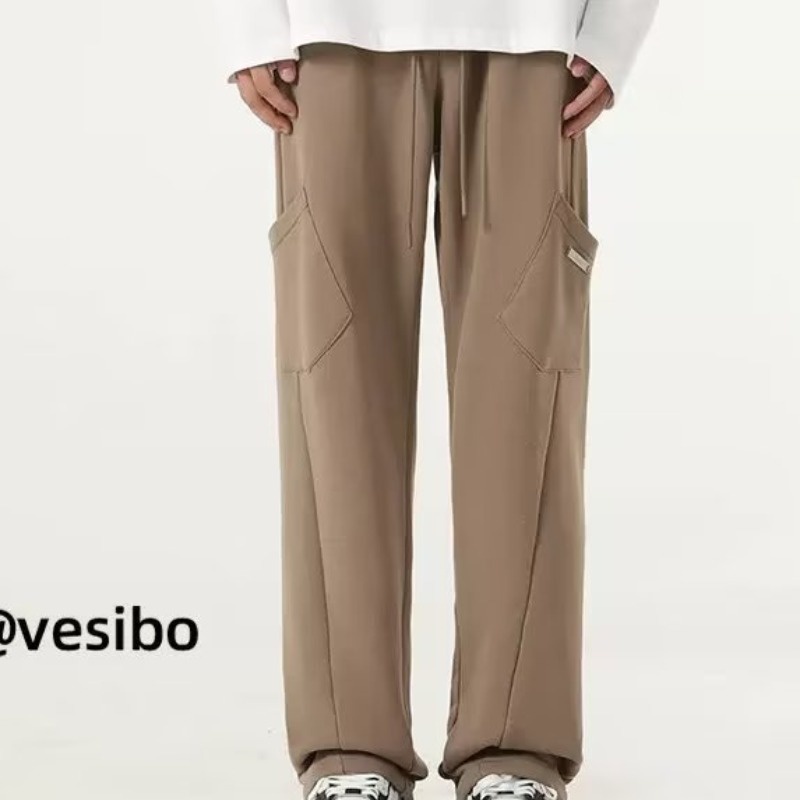 Quần Dài Dáng Rộng Lưng Cao Co Giãn Tốt Thời Trang Mùa Hè Cho Nam