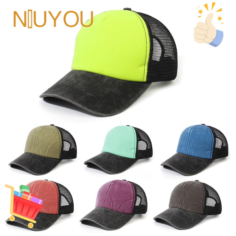 Mũ Lưỡi Trai Unisex Phối Lưới Có Thể Điều Chỉnh Kích Thước