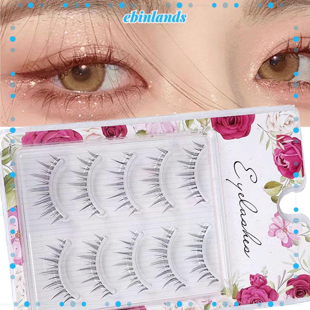 Bộ 5 Cặp Lông Mi Giả Handmade Dành Cho Người Mới Bắt Đầu EBINLANDS
