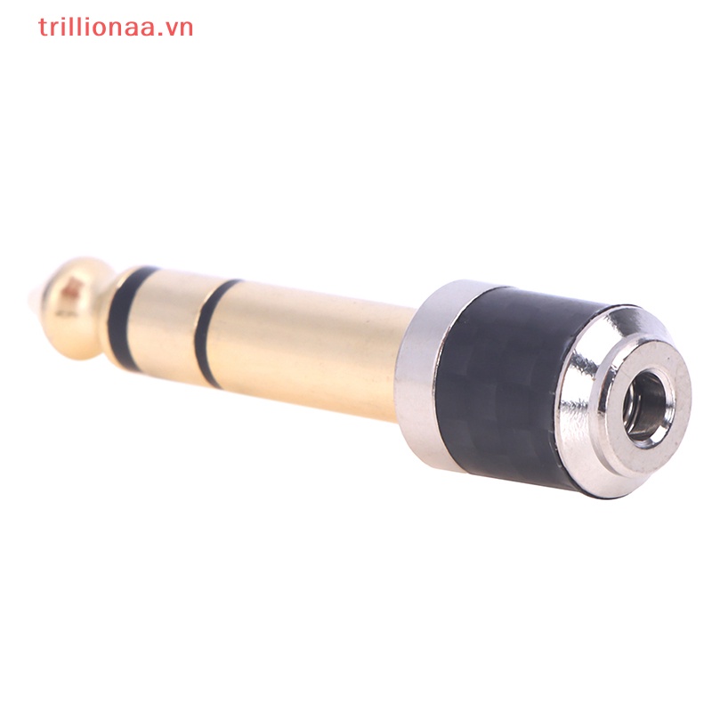 Đầu Nối Chuyển Đổi Âm Thanh Từ Giắc Cắm 6.35mm Sang Ổ Cắm 3.5mm 1 / 4 "1 / 8" 6.35 Sang 3.5 VN