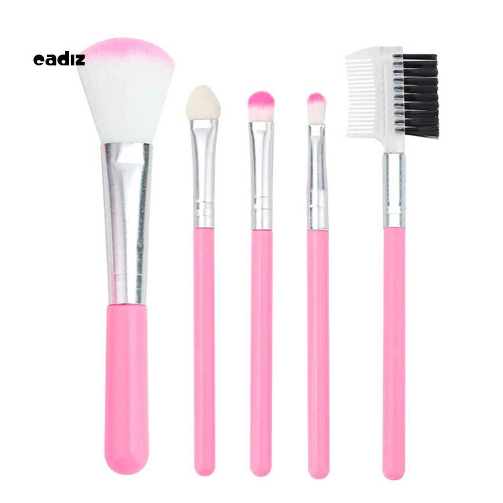 Set 5 Cọ Trang Điểm Mềm Mại Tiện Dụng Khi Đi Du Lịch