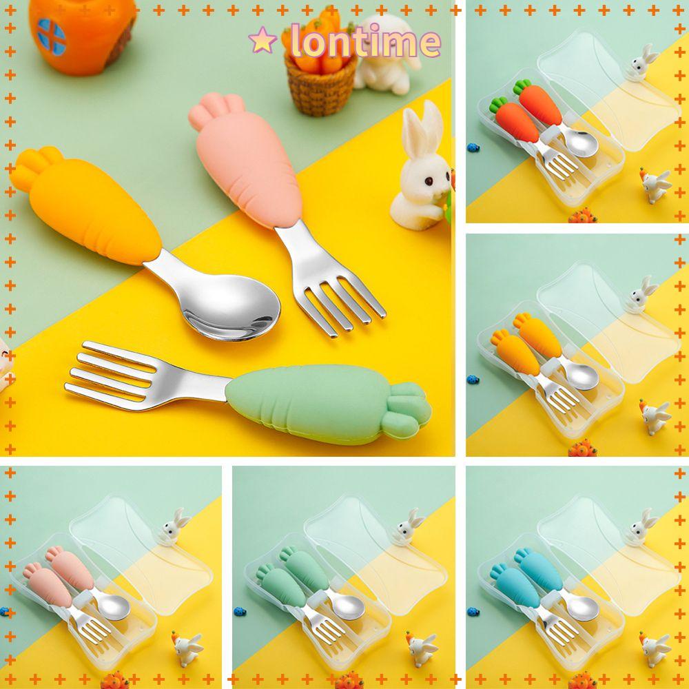 Dụng Cụ Ăn Uống Hình Củ Cà Rốt Cho Bé