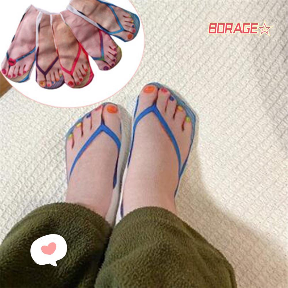 Đôi Vớ In Hình 3D Mềm Mại Thoải Mái Dành Cho Tuổi Teen