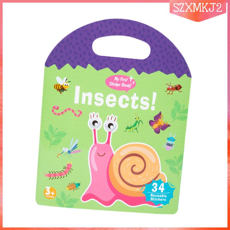 Sách Dán Tĩnh Điện Có Thể Tái Sử Dụng Giáo Dục Sớm Cho Bé szxmkj2