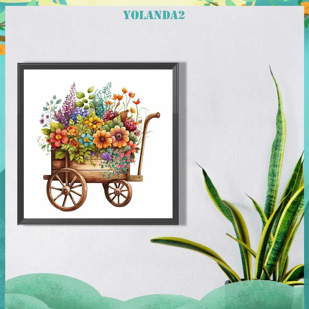 Tranh Đính Đá Kim Cương Toàn Bộ 5D DIY Hình Vẽ Phương Tiện Giao Thông