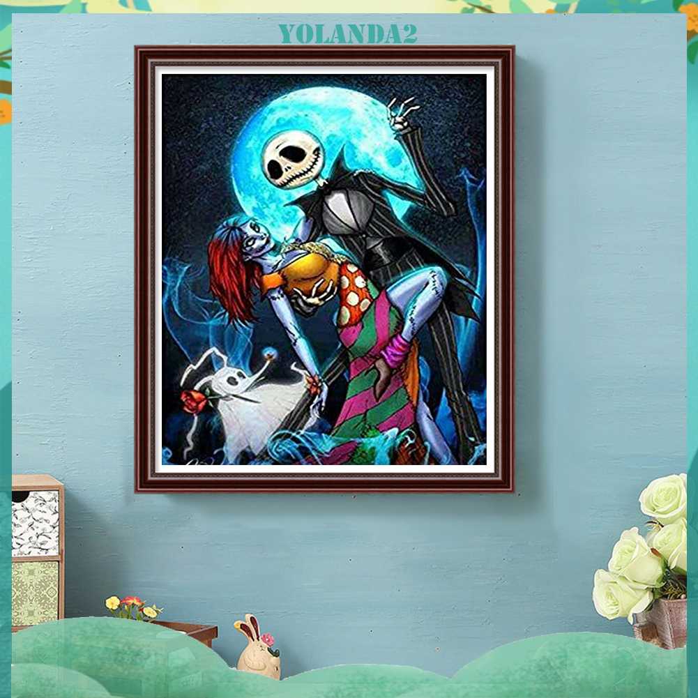 Tranh Đính Đá Kim Cương Toàn Bộ 5D DIY Hình Vẽ Vũ Công Đêm