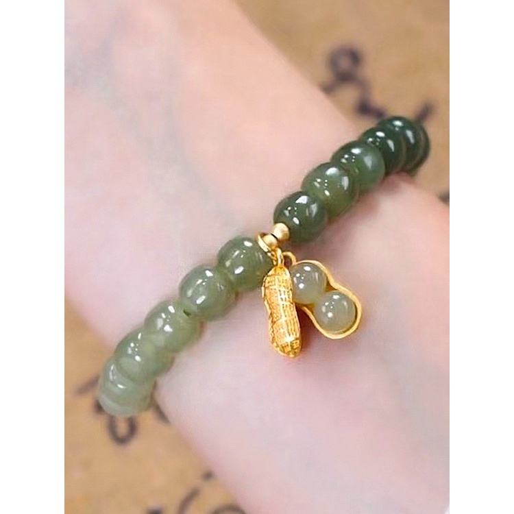 Vòng Tay Vàng 18k May Mắn Màu Gradient Thời Trang