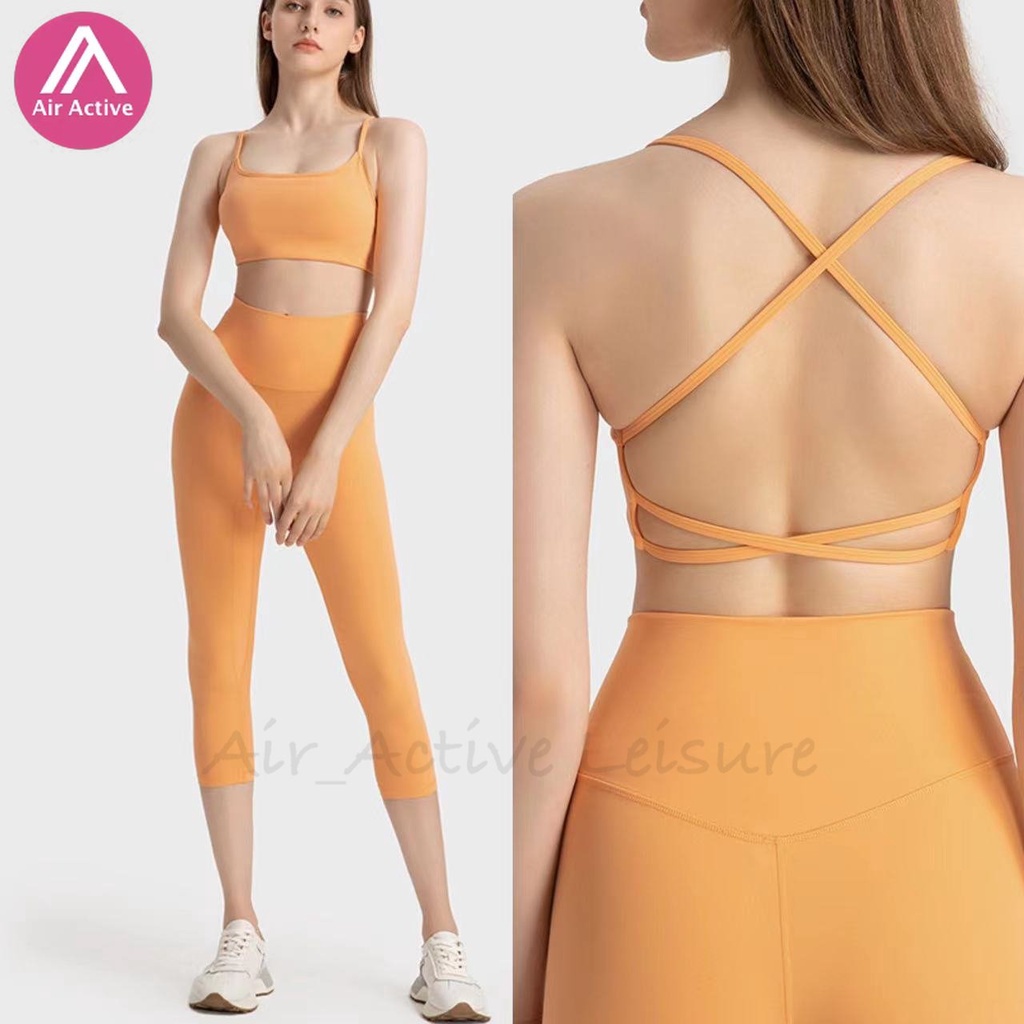 Set Đồ Tập Yoga Gồm Áo Bra + Quần Lưng Cao Kiểu Dáng Thể Thao Trẻ Trung Quyến Rũ
