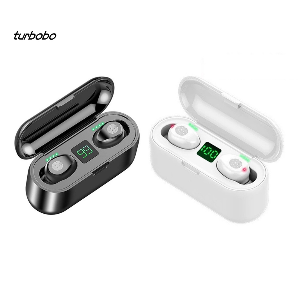 Tai Nghe Nhét Tai Không Dây F9-34 CVC8.0 Màn Hình LED Âm Thanh Trung Thực Cao Chống Ồn Có Thể Thay Đổi Được 5.0