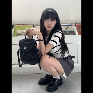 Ba Lô Vải Bố Mini Phong Cách Hàn Quốc