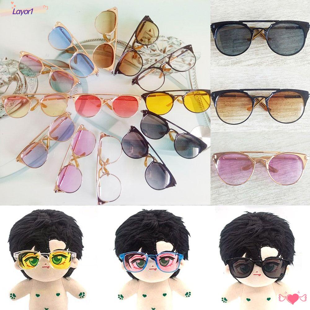 Gọng Kính Tròn Dễ Thương 10 Màu Cho Búp Bê BJD Mini 1 / 31 / 4 BJD 1
