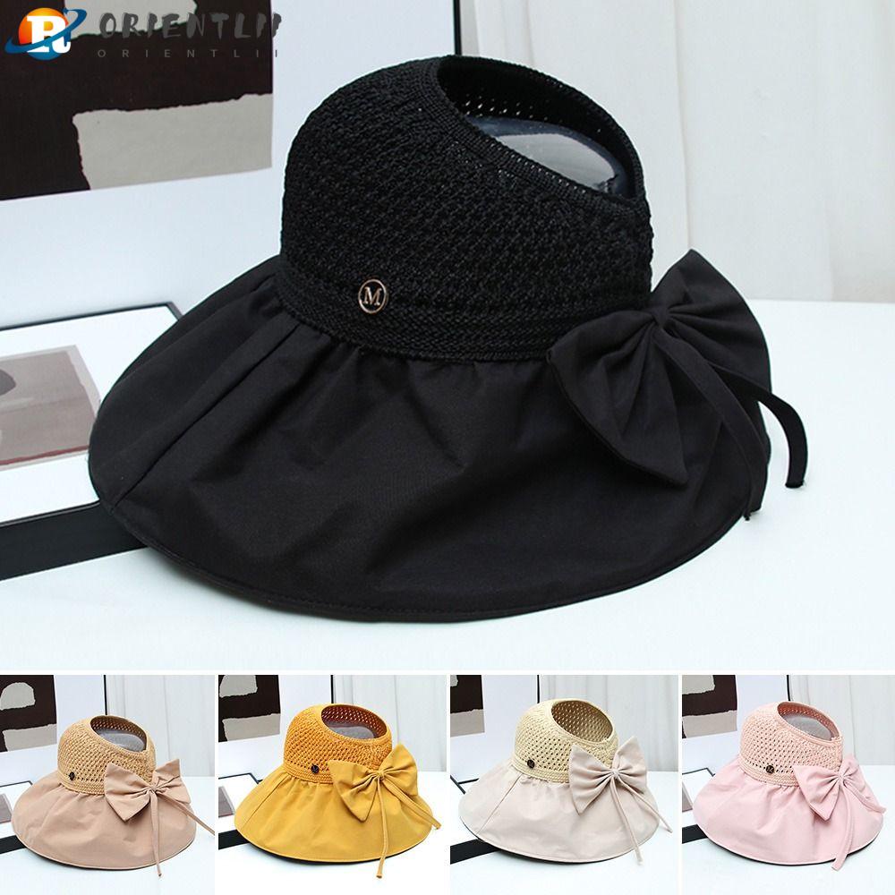Mũ Lưỡi Trai Đính Nơ Chống Tia UV Thời Trang Cho Nữ