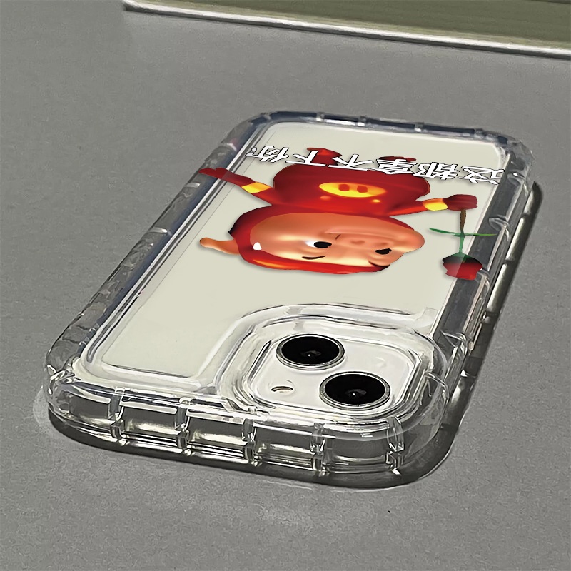 Ốp Điện Thoại Silicon TPU Mềm Chống Sốc In Hình Chú Heo Dễ Thương Cho IPhone 14 13 11 12 Pro XS Max X XR 7 + 8 Plus