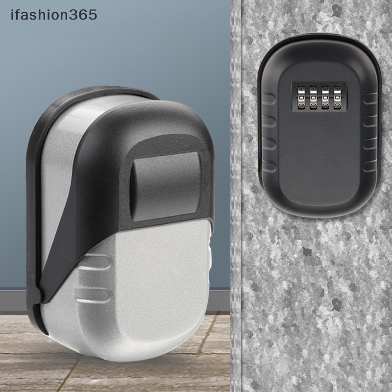 Hộp Đựng Thẻ ID / Chìa Khóa Dự Phòng Bằng Kim Loại Có Mật Khẩu ifashion365