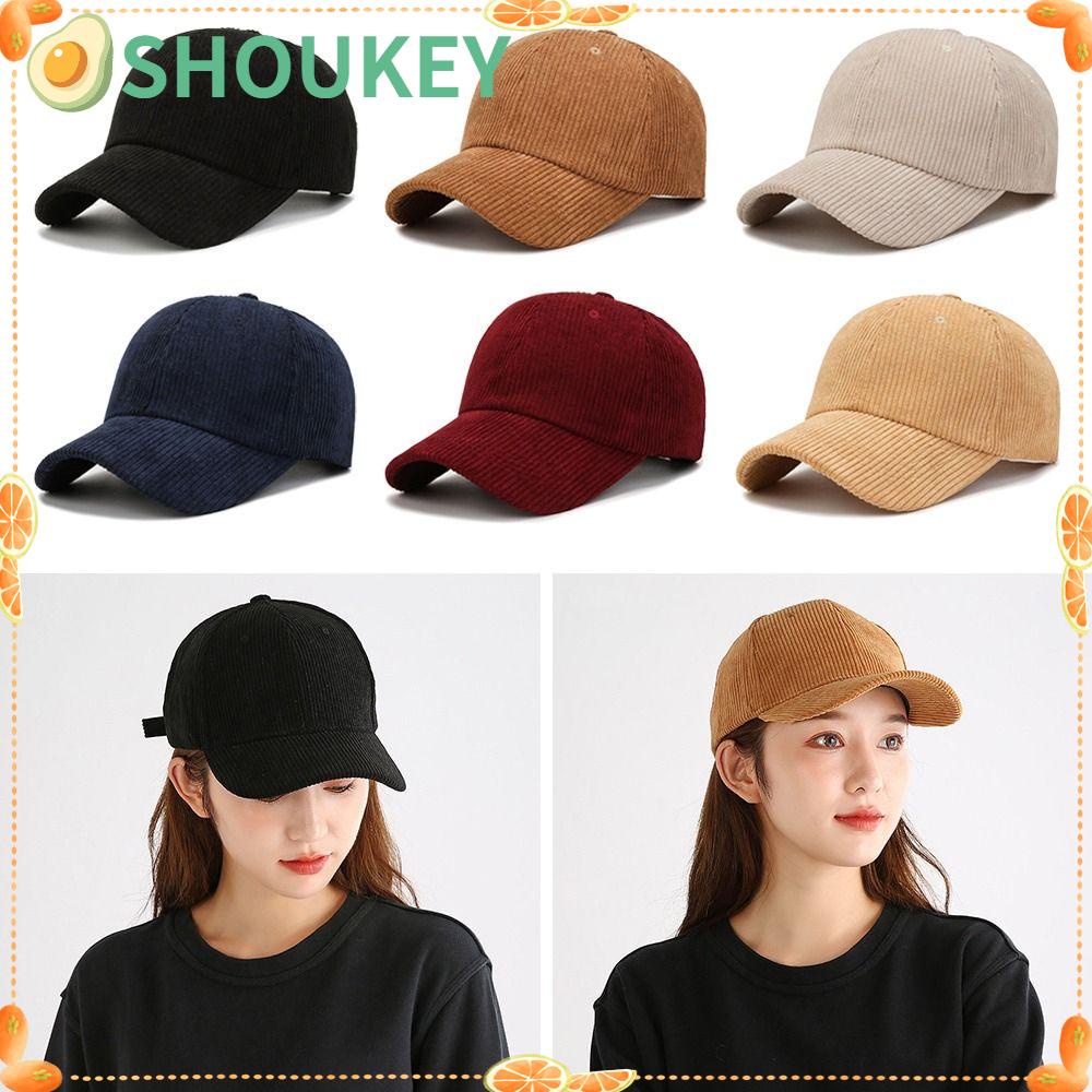 Mũ Lưỡi Trai Nhung Kẻ Thời Trang Mùa Xuân Thu Dành Cho Nữ Và Nam