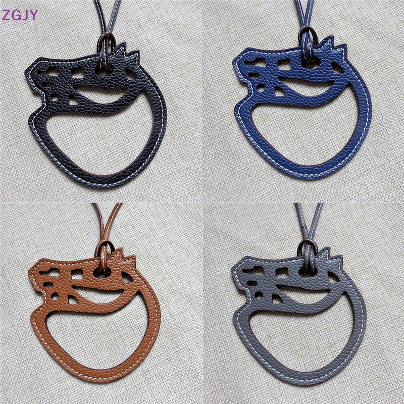 Móc Khóa Da PU Thiết Kế Rỗng Đơn Giản Thời Trang Cho Nữ Mới