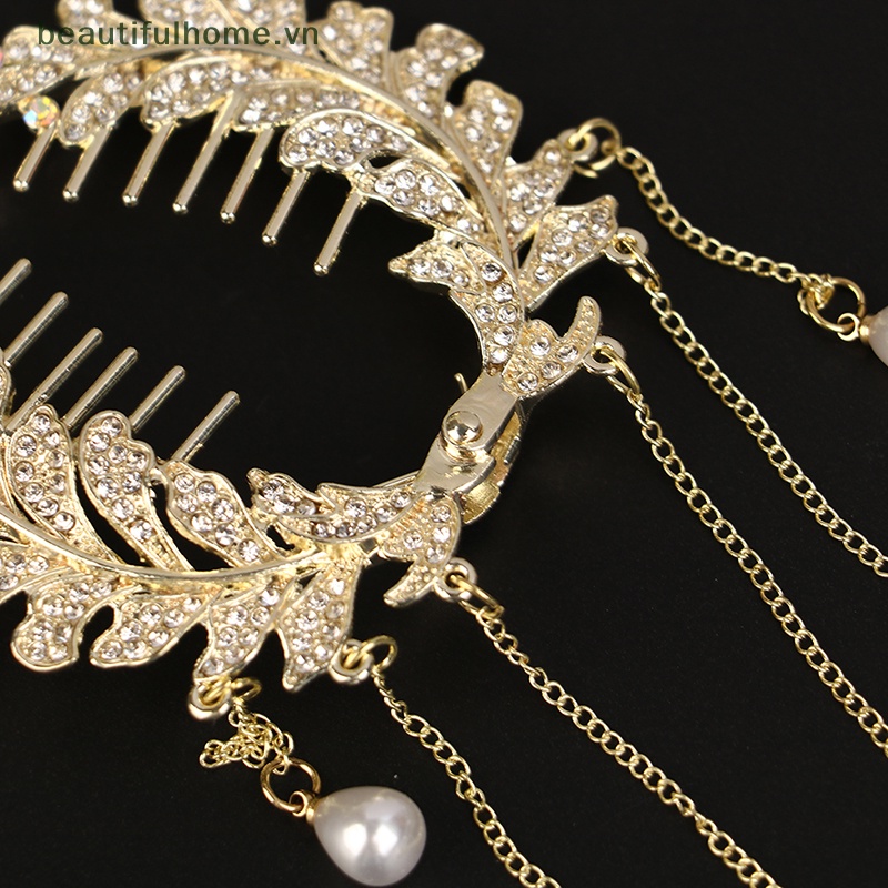 Kẹp Tóc Càng Cua Đính Ngọc Trai Giả Thanh Lịch Cho Nữ