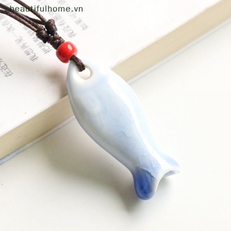 Còi Thổi Bằng Sứ Màu Sắc Ngẫu Nhiên Phong Cách Cổ Điển Độc Đáo DIY