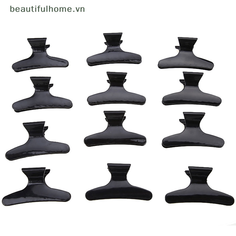 Set 12 Kẹp Tóc Càng Cua Thiết Kế Tối Giản Cho Nữ