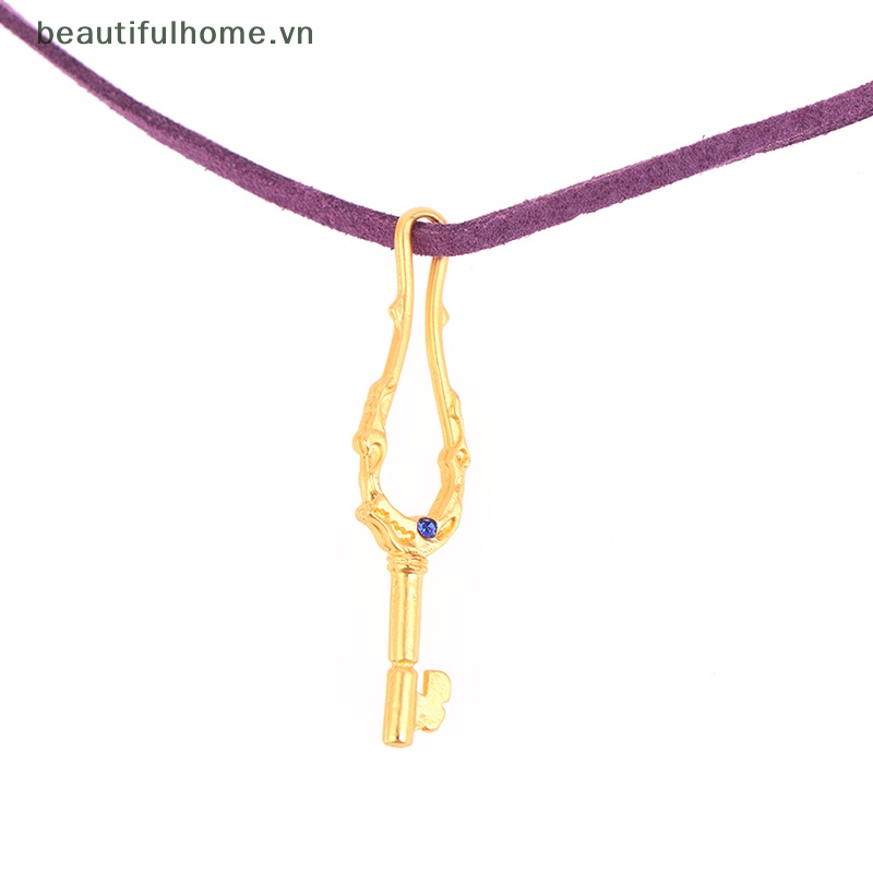 1 Mặt Vòng cổ Hình Chìa Khóa Hoạt Hình Cho Nam Nữ