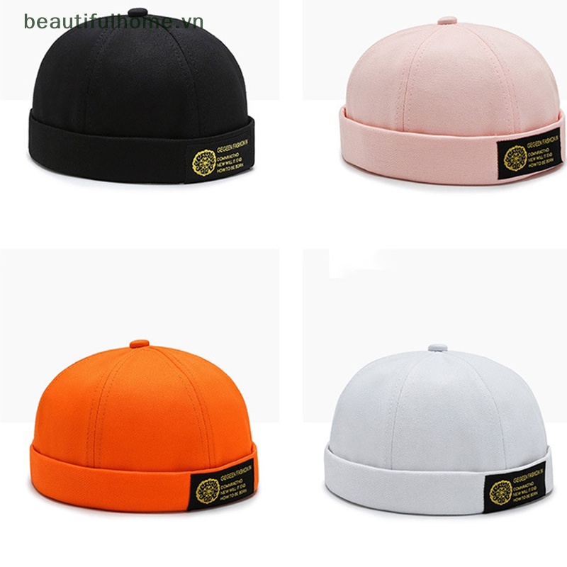 [beautifulhome] Mũ Beanie Không Vành Điều Chỉnh Được Phong Cách Hip Hop Cổ Điển Cho Nam Và Nữ [beauty]