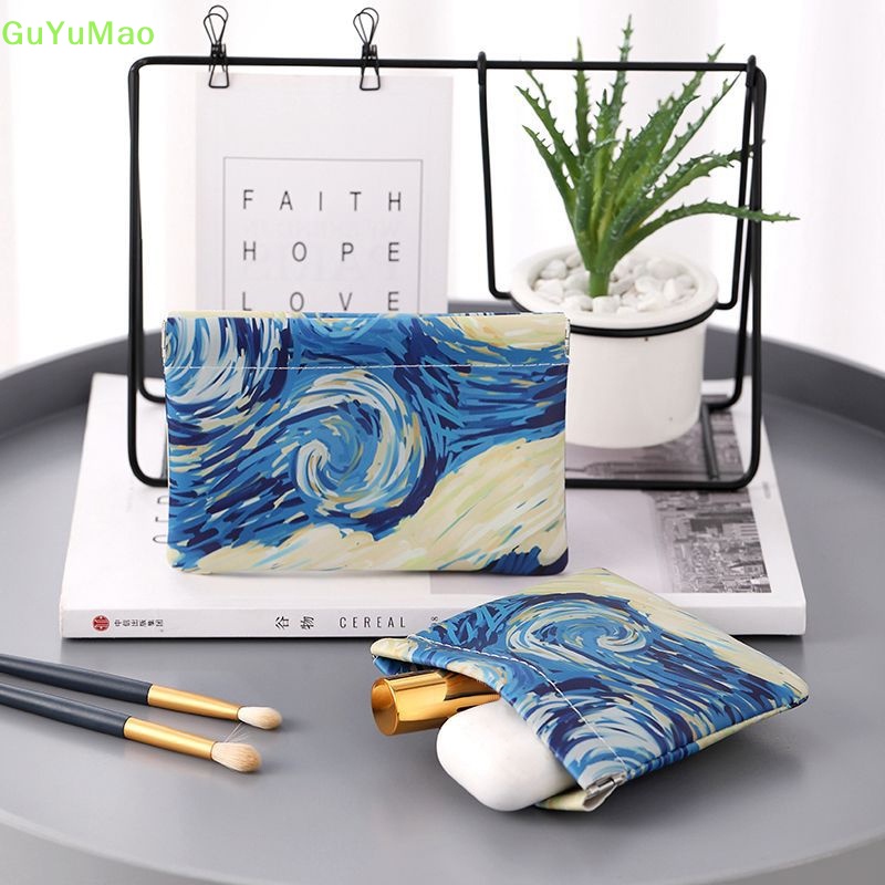 [cxGUYU] Túi Đựng Tai Nghe Dây Cáp USB Chủ Đề Bầu Trời Đầy Sao Tự Đóng Kín PRTA