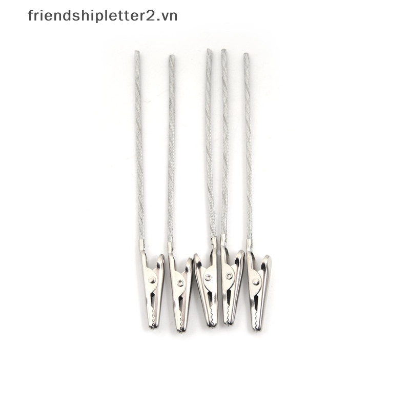 Bộ 10 Kẹp Cá Sấu Dài 10cm Đa Năng