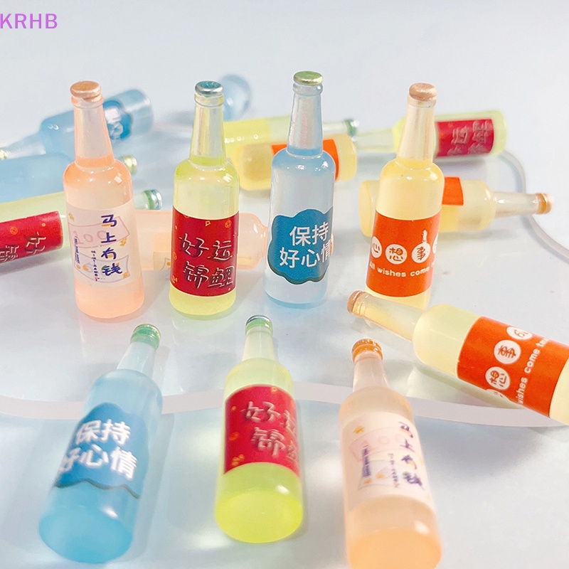 Set 5 Chai Nhựa Phát Quang Dùng Để Làm Đồ Trang Sức Thủ Công Trang Trí Nhà Búp Bê Mới