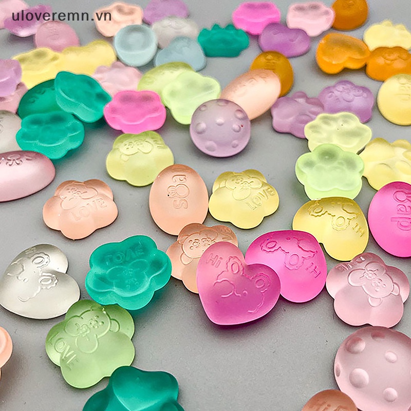 Set 10 Kẹp Tóc Nhựa Hình Hoạt Hình Dễ Thương