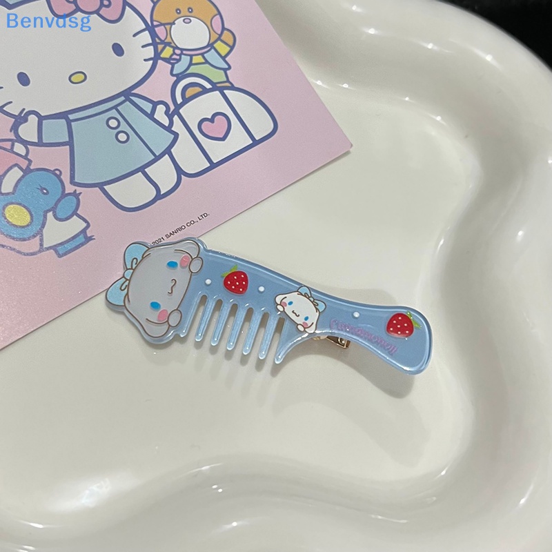 SANRIO Kẹp Tóc Hoạt Hình Kuromi Đáng Yêu Cho Nữ