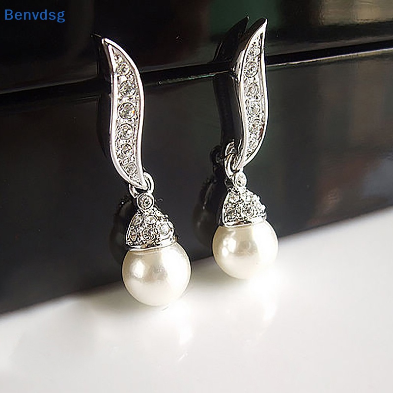 Benvdsg > Bộ Trang Sức Ngọc Trai Lớn Thanh Lịch Và Bông Tai Thời Trang Cho Cô Dâu