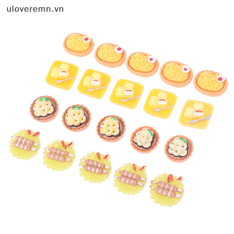 Mô Hình Bánh Tráng Miệng Và Thức Ăn Ba Chiều Bằng Chất Liệu Thực Phẩm Ba Chiều Thu Nhỏ