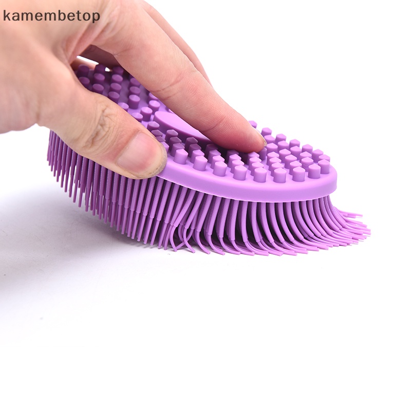 Bàn Chải Tắm Tẩy Tế Bào Chết Bằng Silicon Mềm Mại Cho Da Em Bé