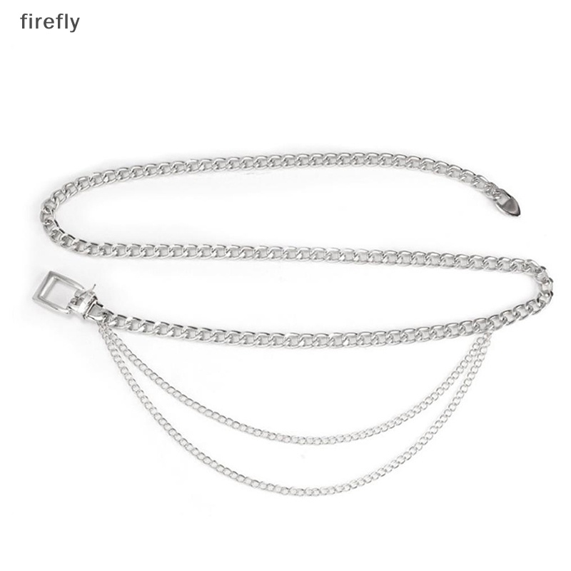 Thắt Lưng Dây Xích Kim Loại Nhiều Lớp Dáng Dài Thời Trang Cho Nữ