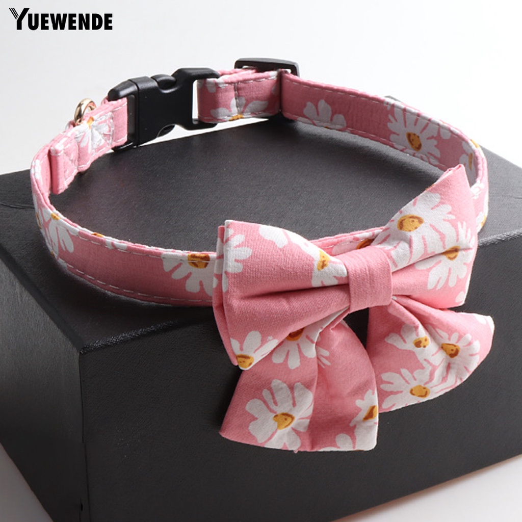 Yq.e Vòng Cổ Họa Tiết Hoa Thân Thiện Với Da Cho Thú Cưng