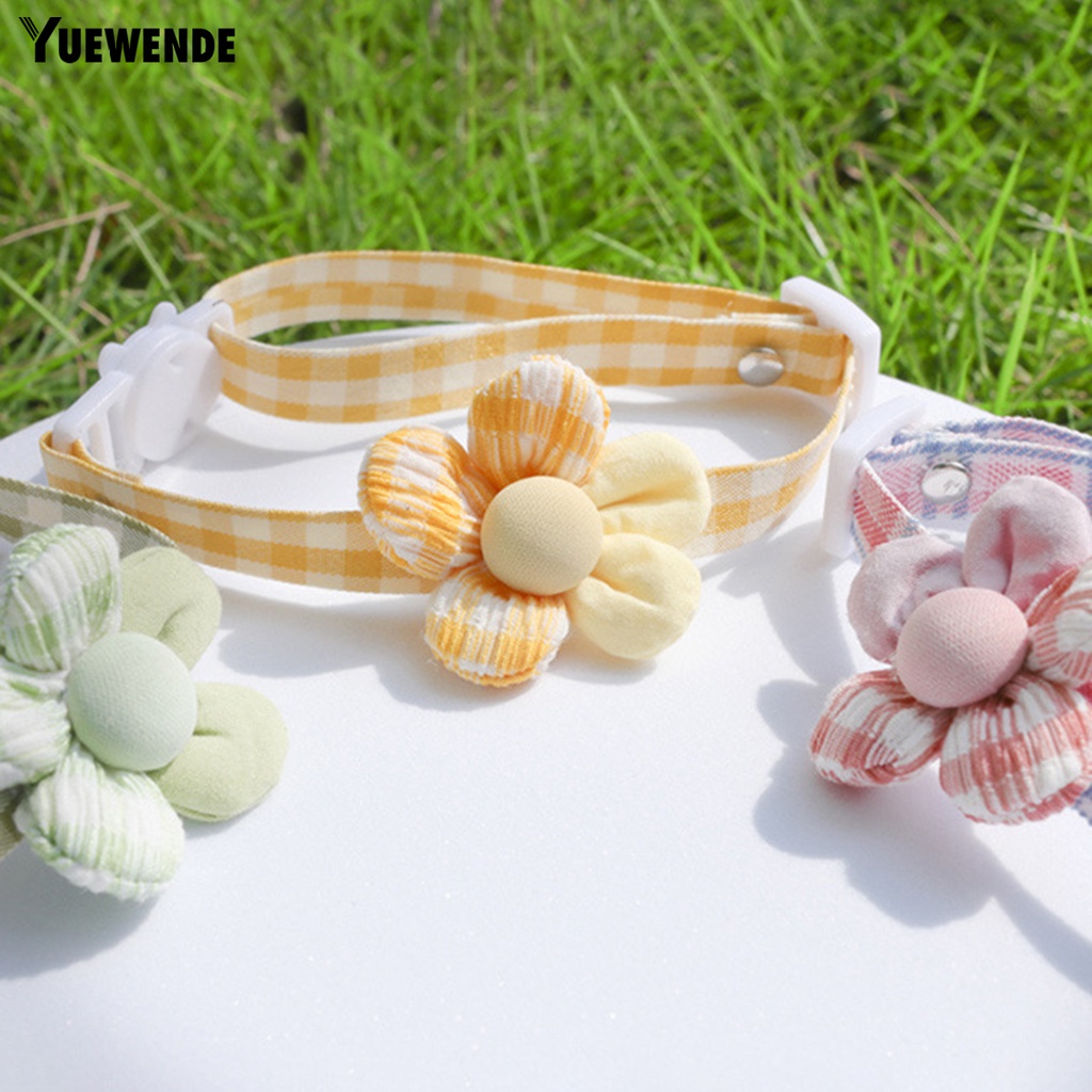 Yq.e Vòng Cổ Họa Tiết Kẻ Sọc Có Thể Điều Chỉnh Trang Trí Lễ Hội Cho Thú Cưng