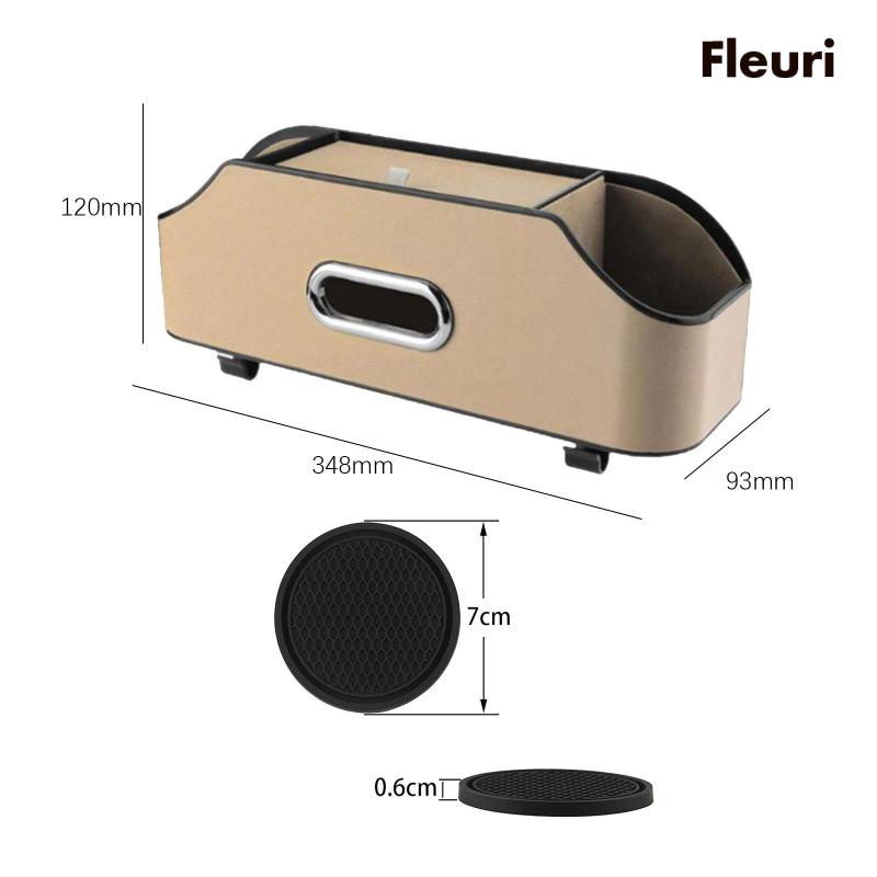 Túi Da PU Đựng Cốc / Khăn Giấy Tựa Đầu Gắn Ghế Ngồi Xe Hơi Chống Rách Tiện Dụng